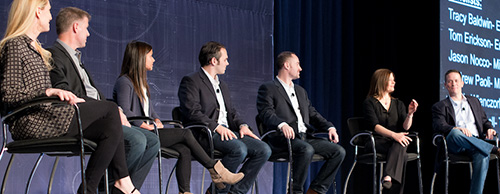 AWS re:Invent panel of speakers at Global Partners Summit.